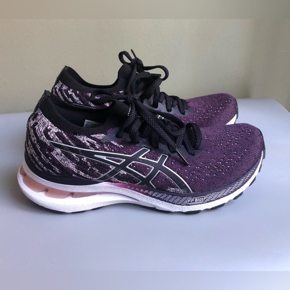 ASICS Womens Gel-Kayano 28 MK 'Deep Plum Black' Size: US 6.5